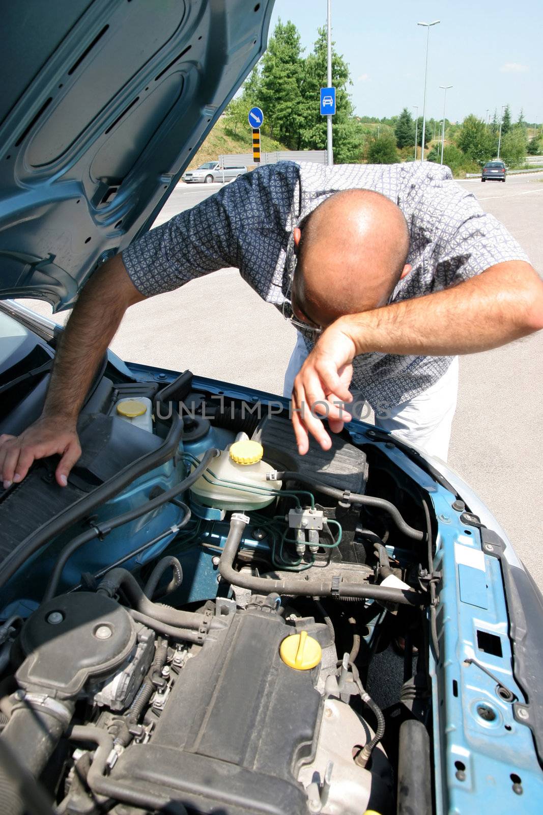 checking the engine of a car by vladacanon