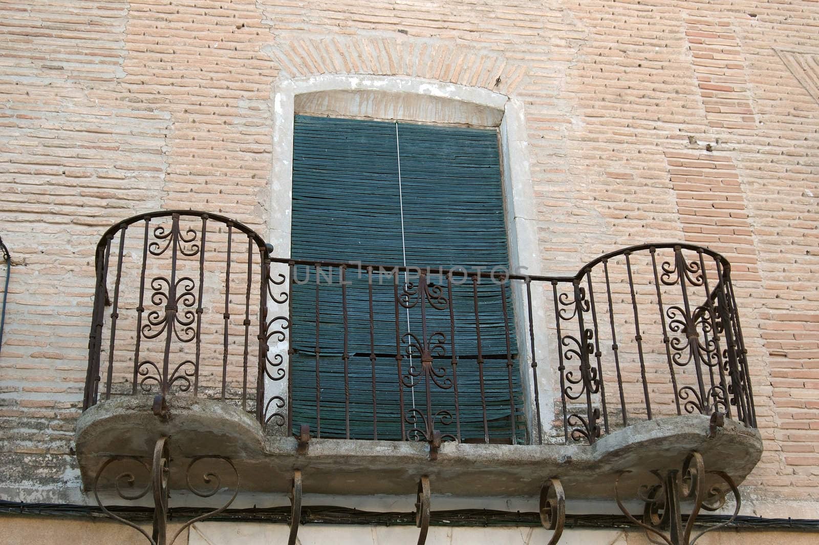 Balcony of a house in Andalusia, Spain