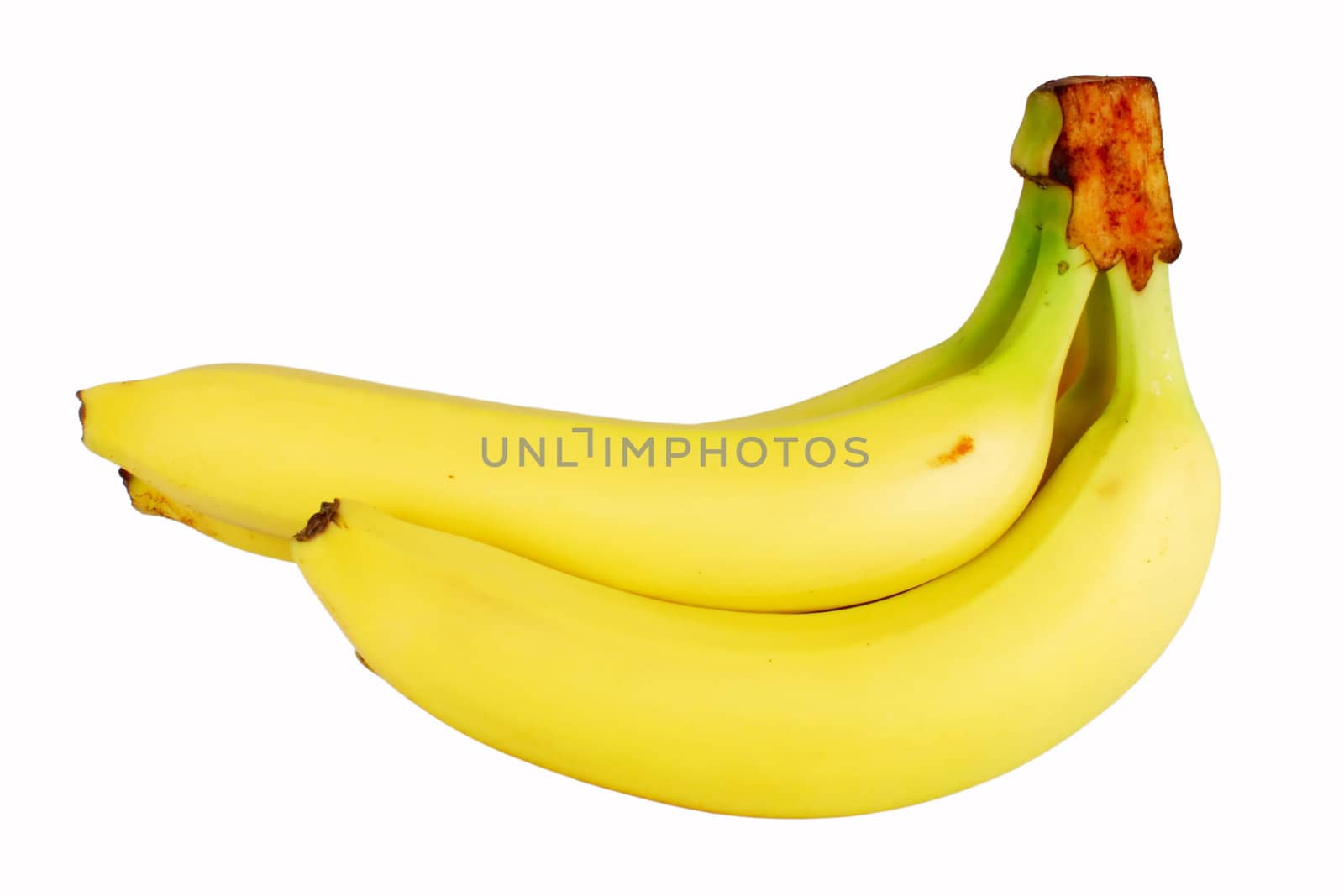 Bunch of bananas, isolated on white