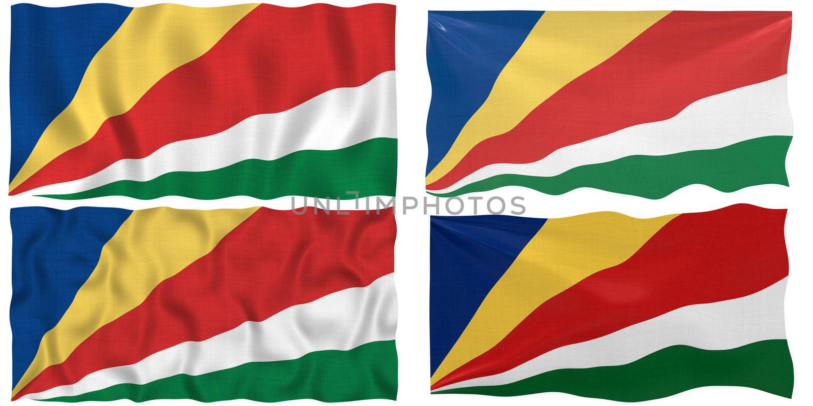 Flag of the Seychelles by clearviewstock