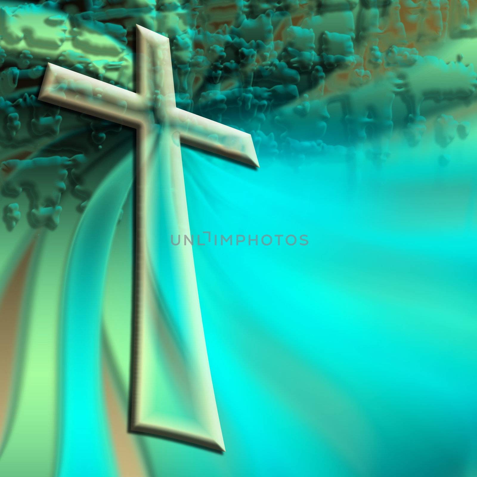 Abstract Abstract christian cross 5