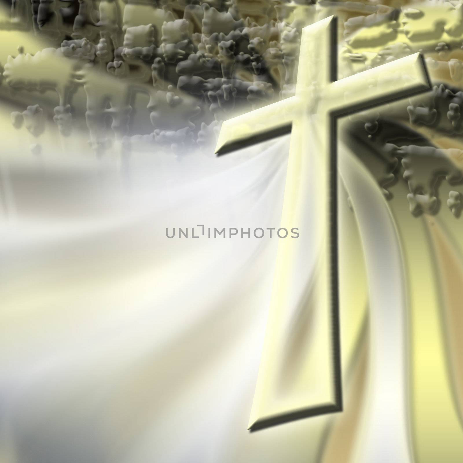 Abstract Abstract christian cross 4