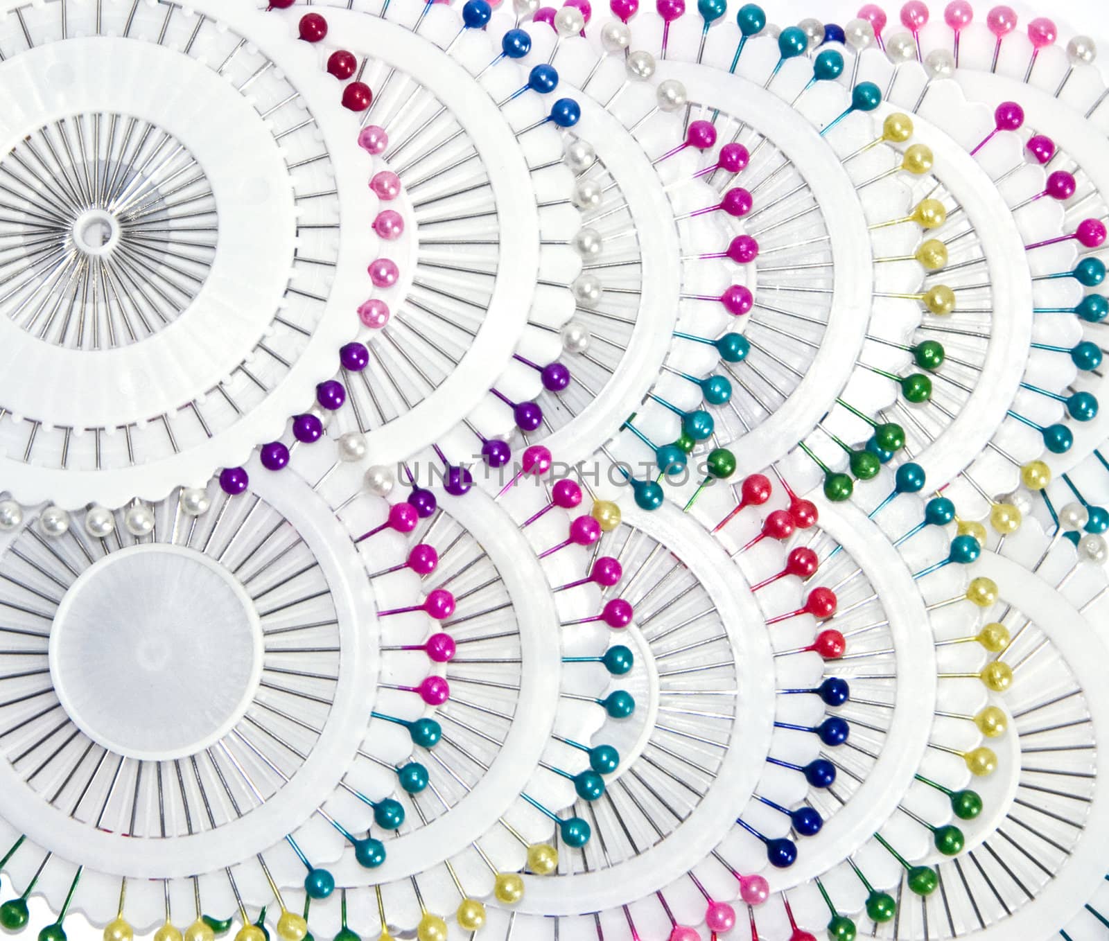 Multi-coloured needles 10 by soloir