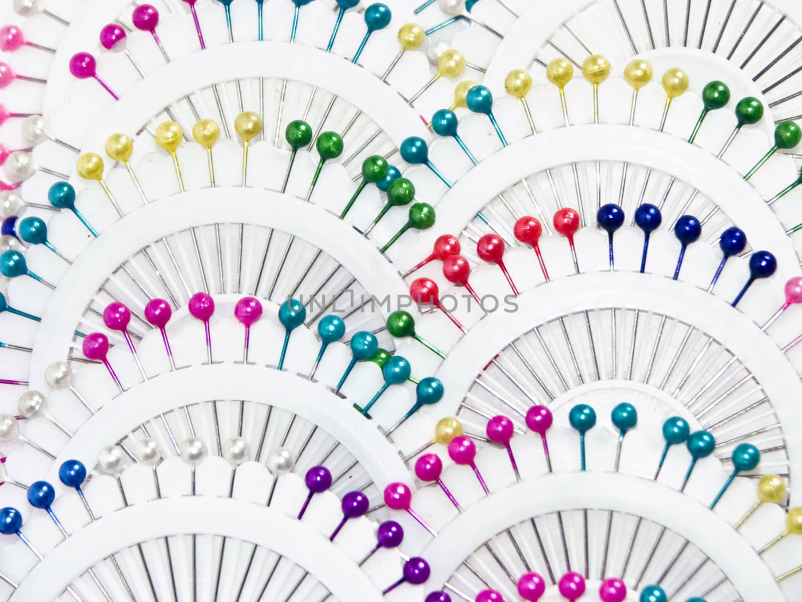 Multi-coloured needles 8 by soloir