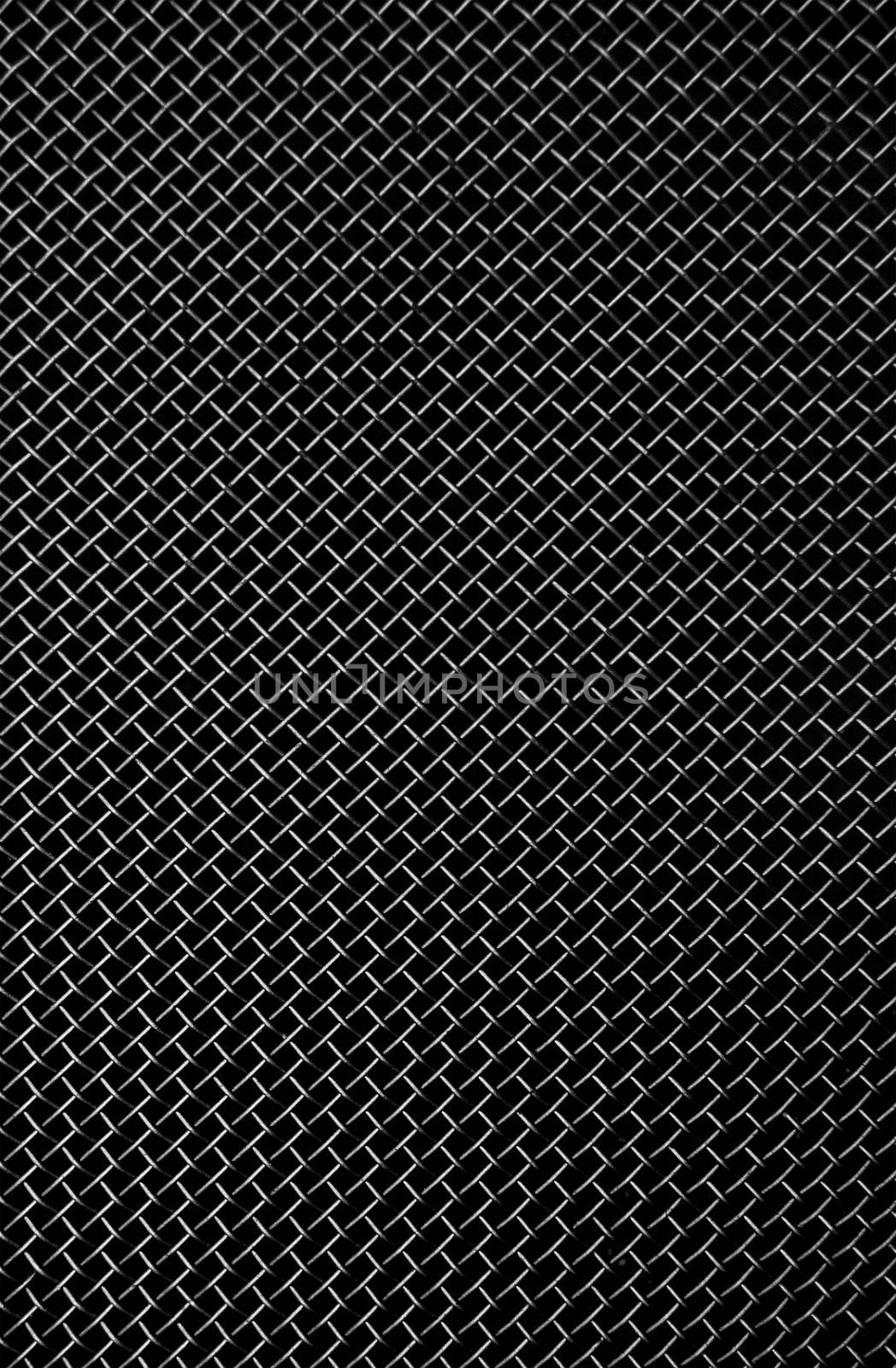 texture of a black metal grill by maxpro