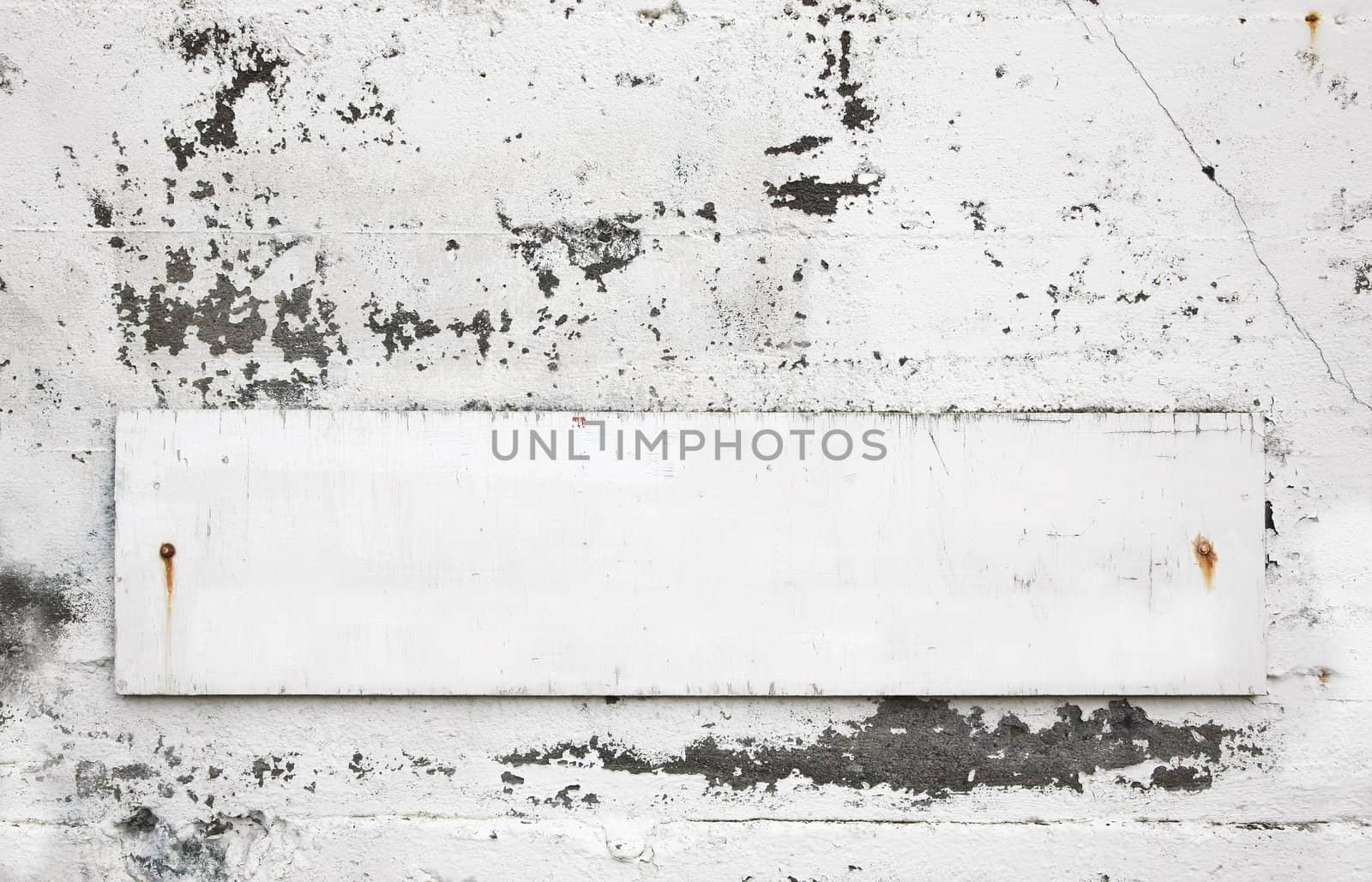 Old and grungy wooden sign - insert your own message