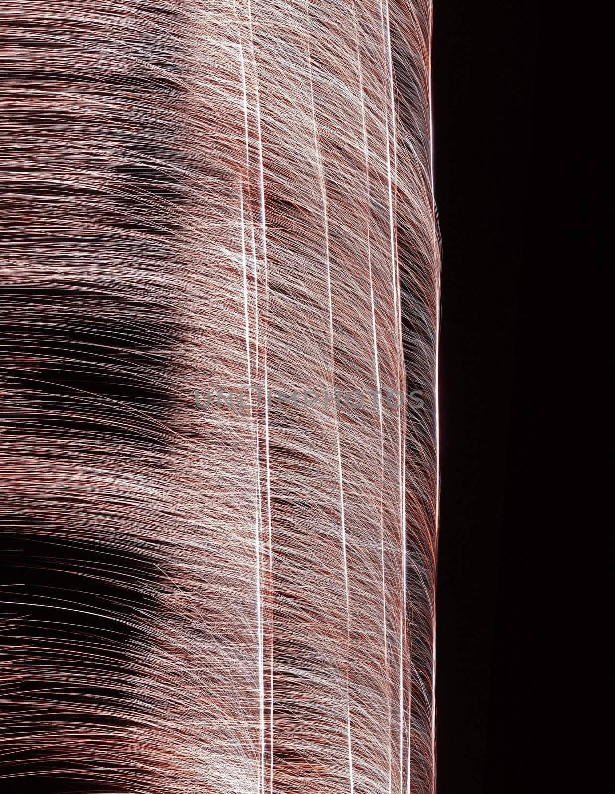 Close up of fireworks being fired up in the sky