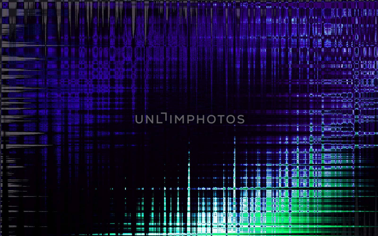 Digital illustration of digital background in blue