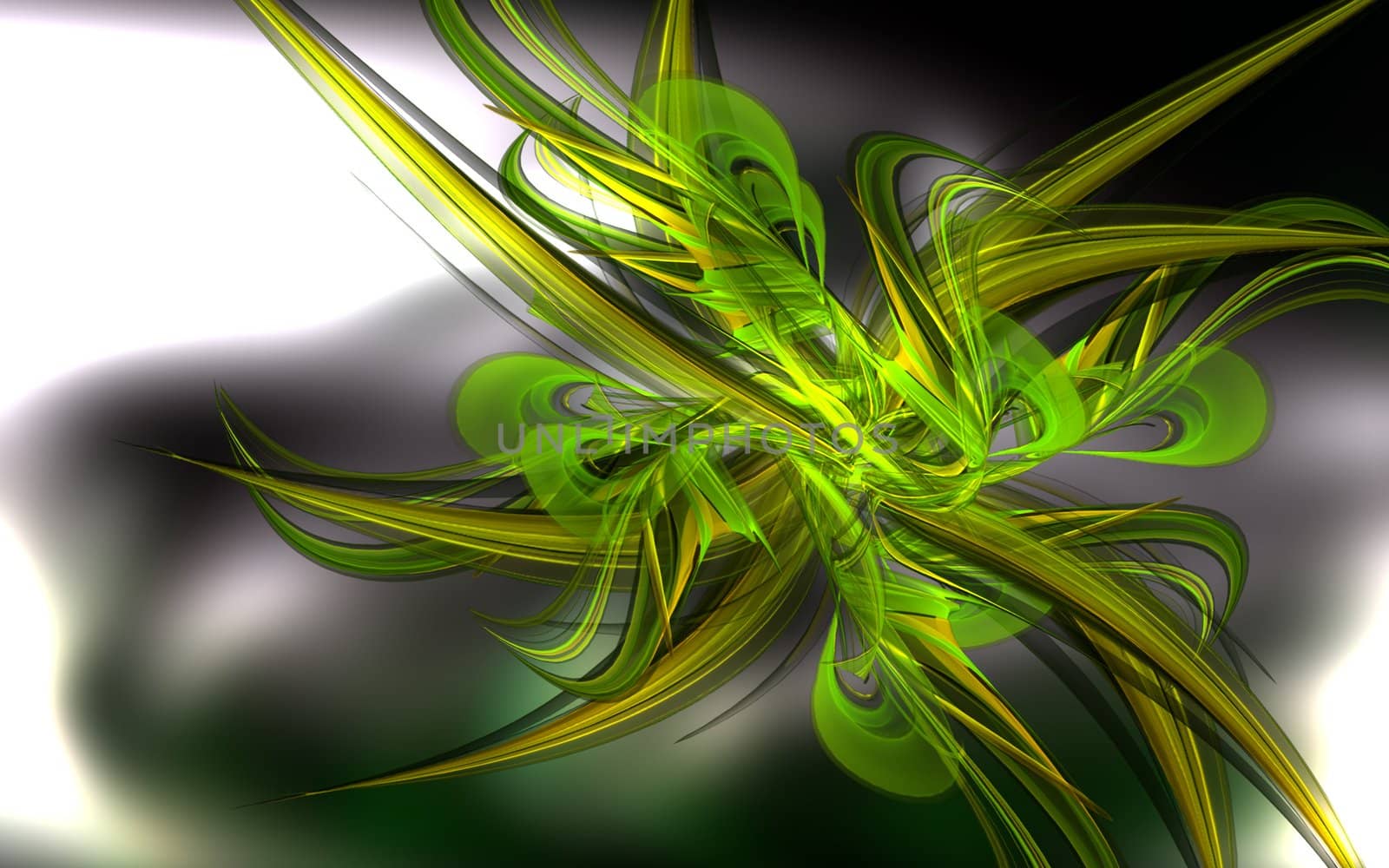 Digital illustration of digital background in green