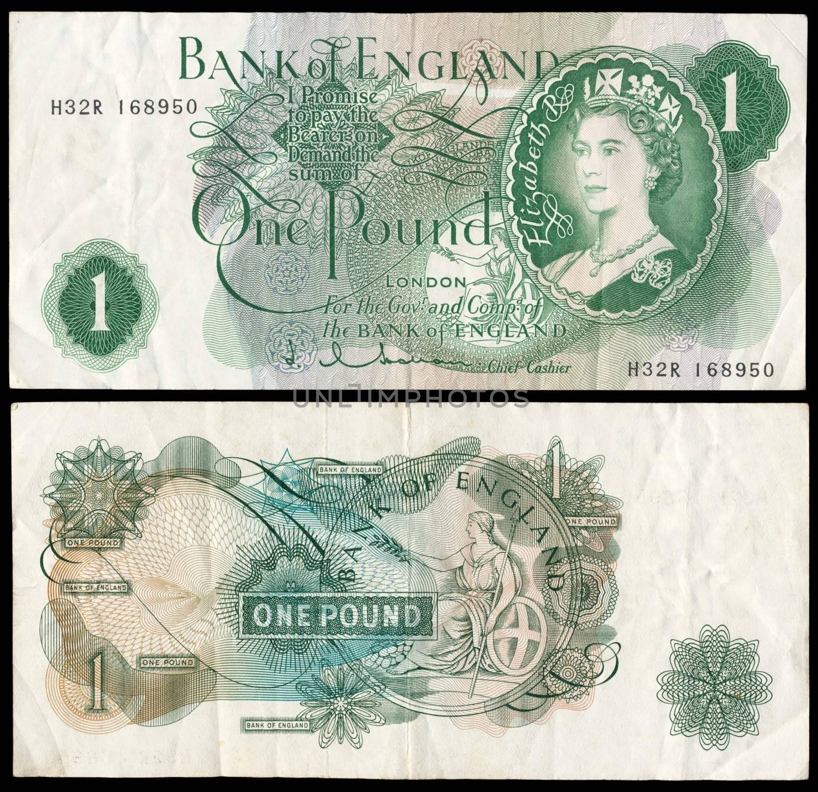 Old English bank note by RuthBlack