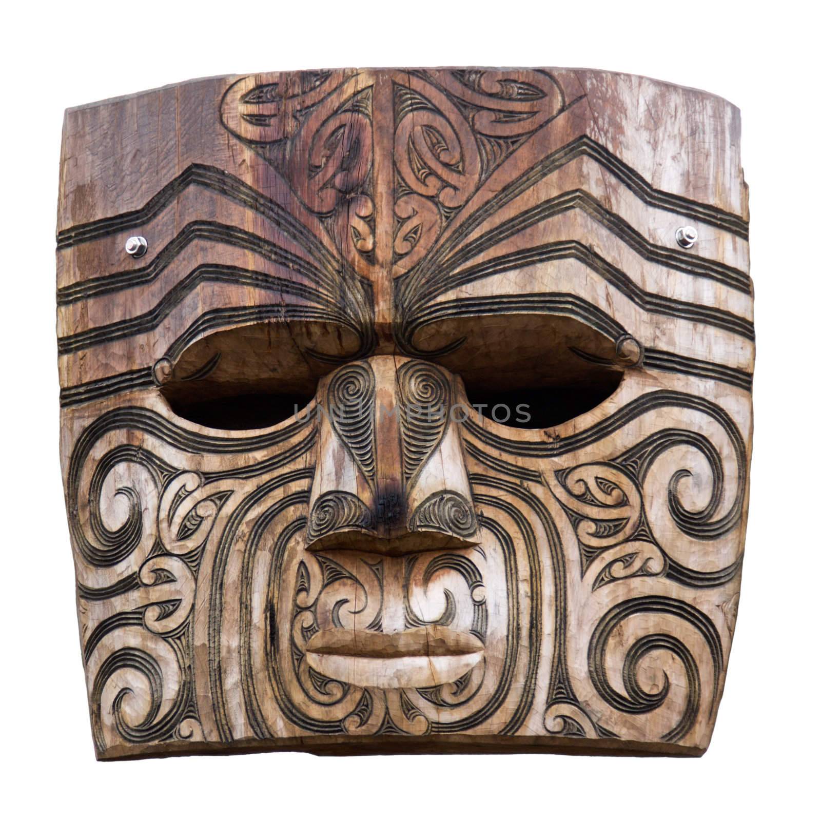 Maori carving by RuthBlack