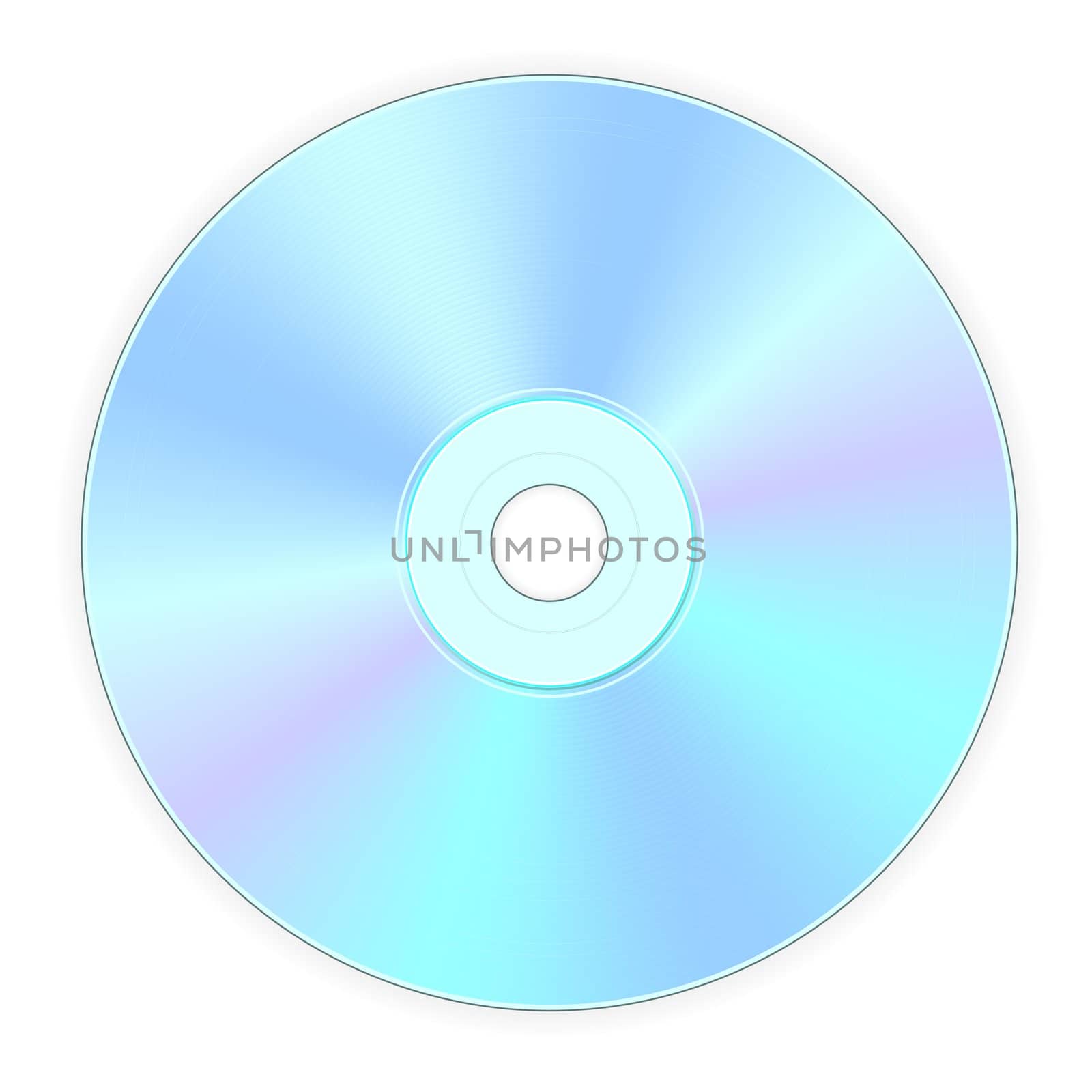 illustration of back side of compact disk