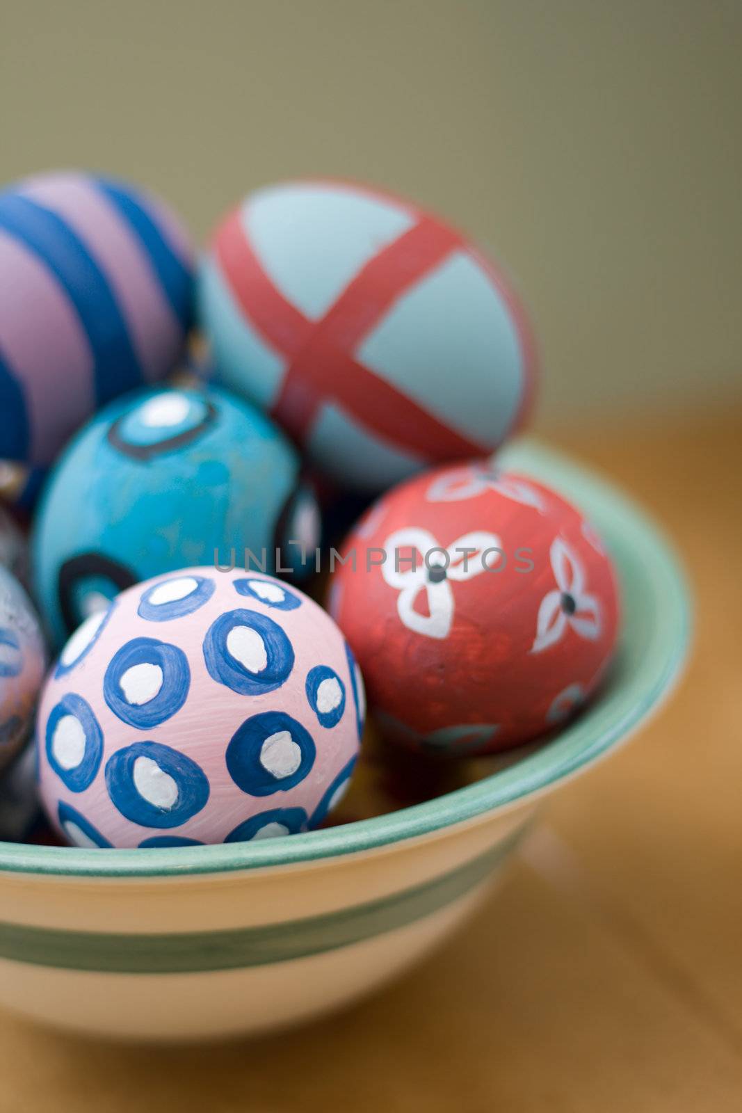 Hand painted easter eggs