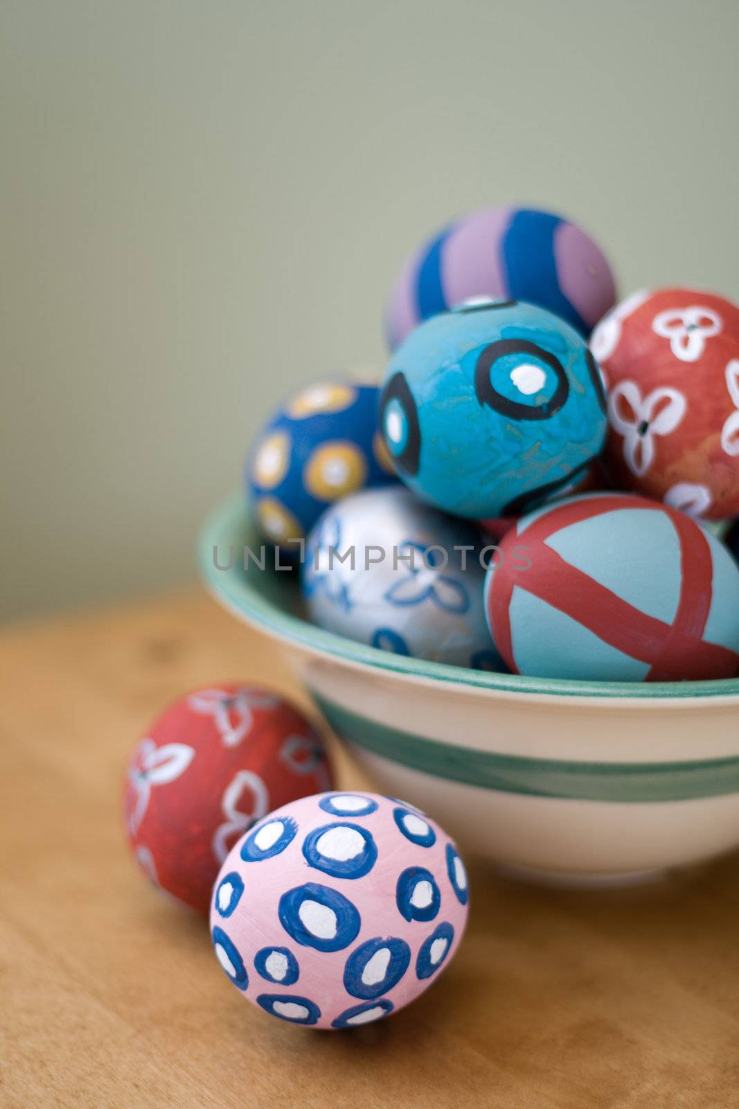 Hand painted easter eggs