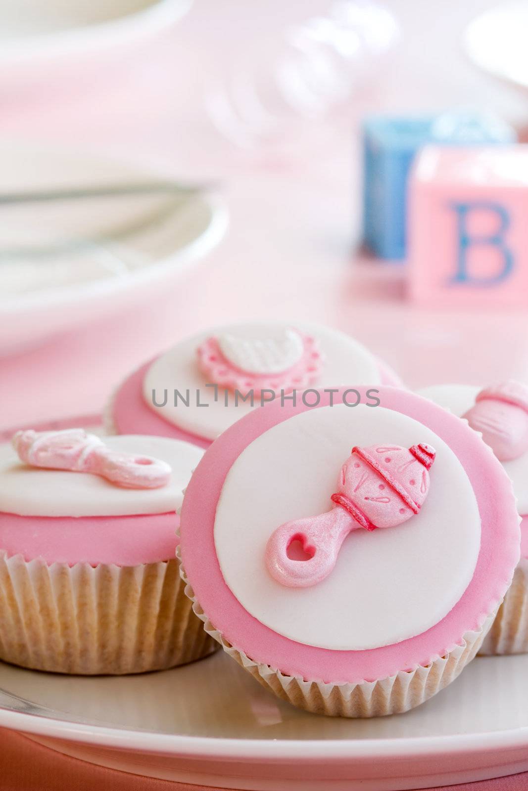 Cupcakes for a baby shower by RuthBlack