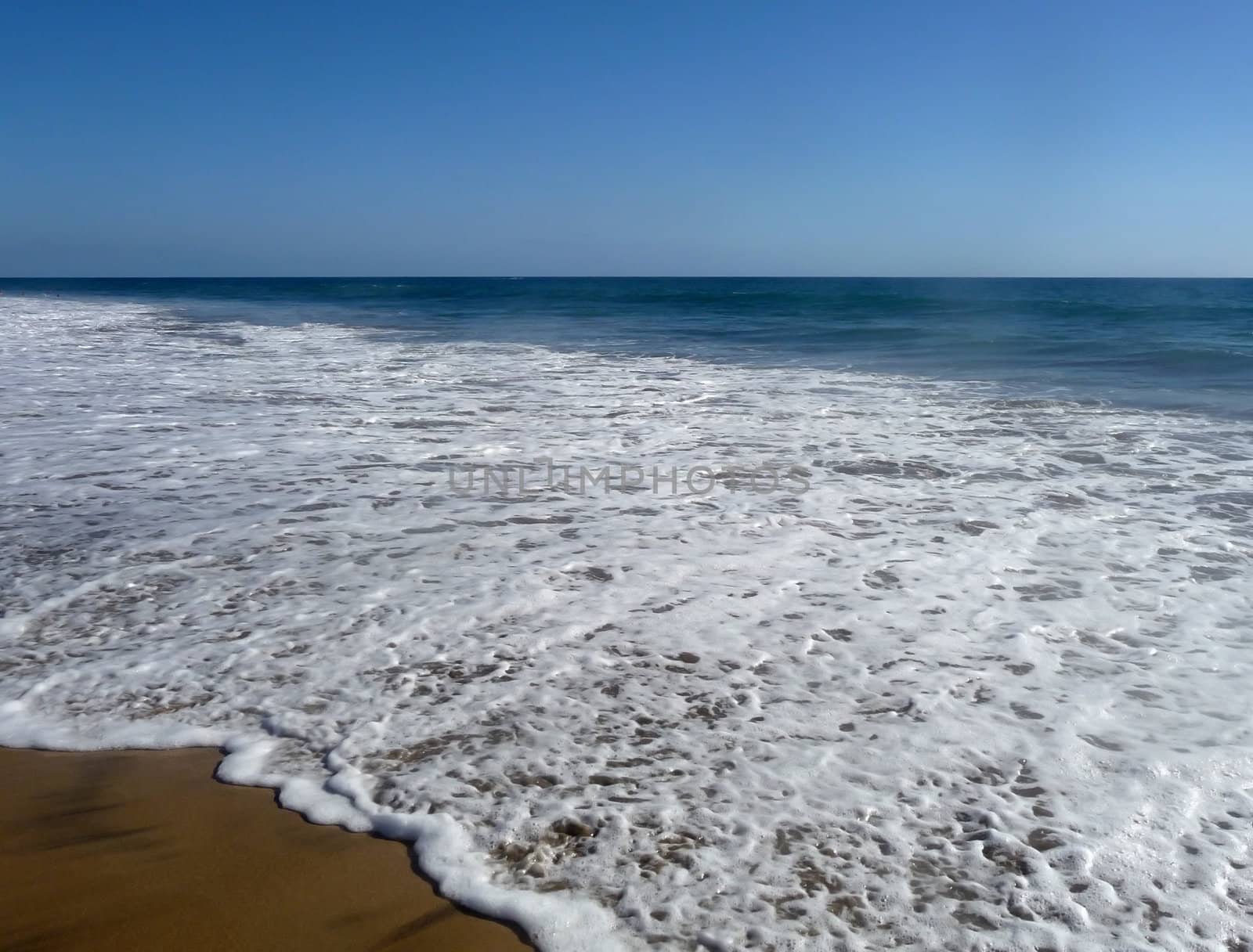 The beach in Maspalomas in Gran Canaria.