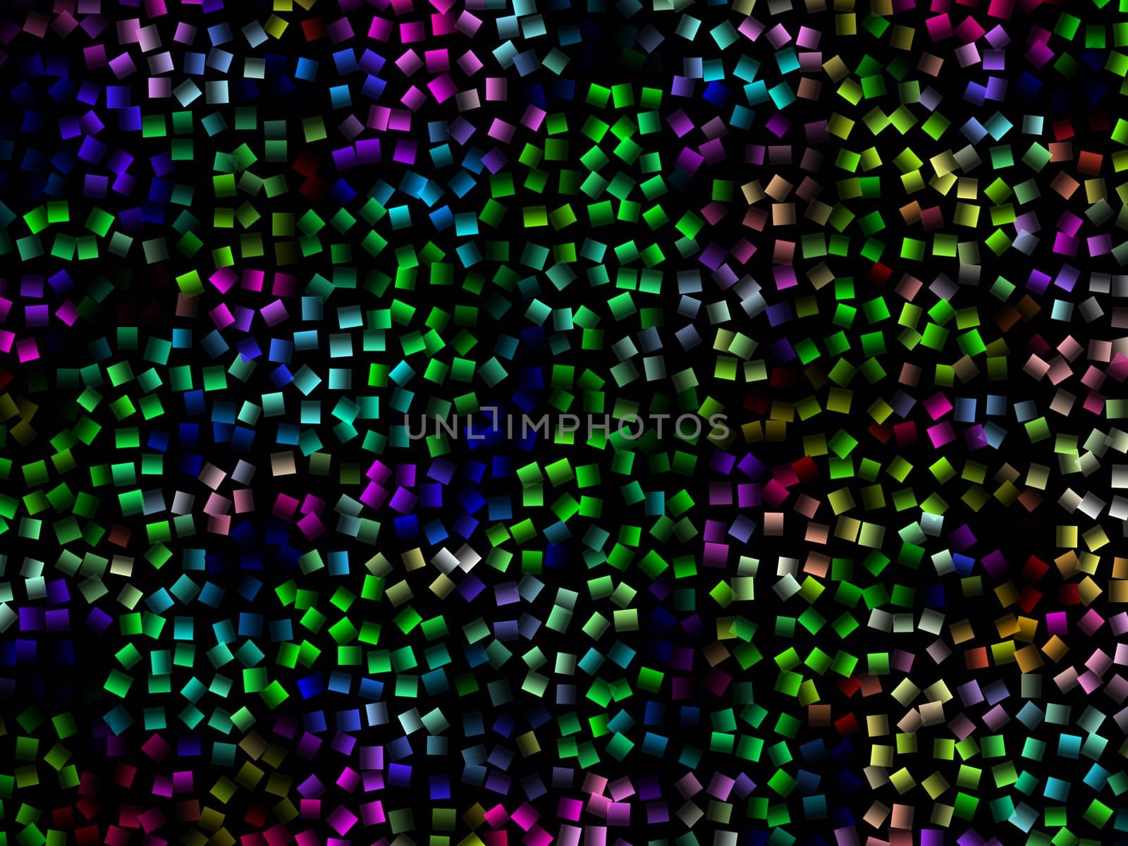 Abstract background made out of colourful squares.