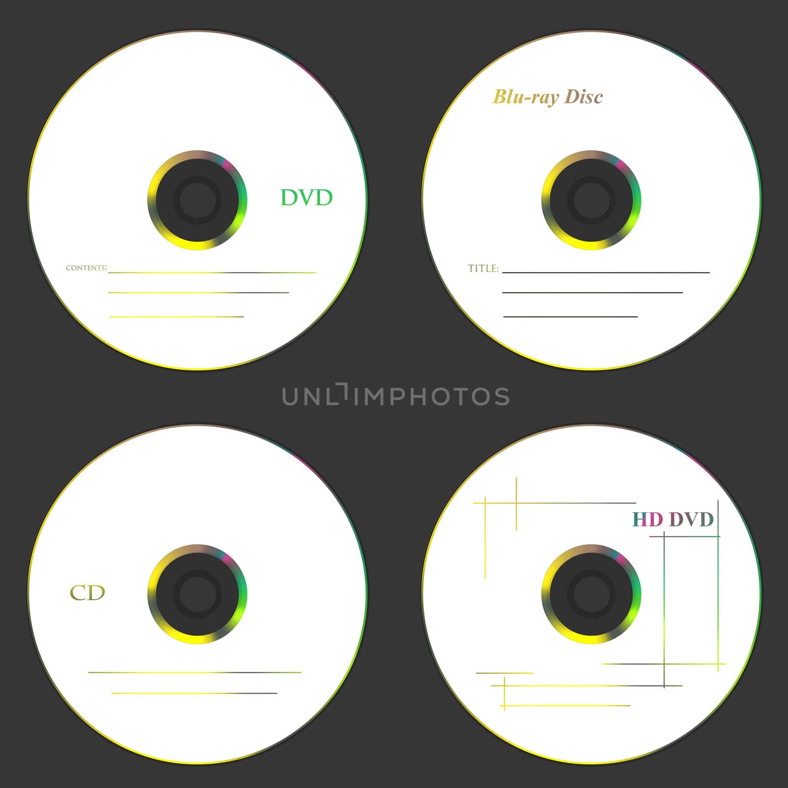 Different Optical Media