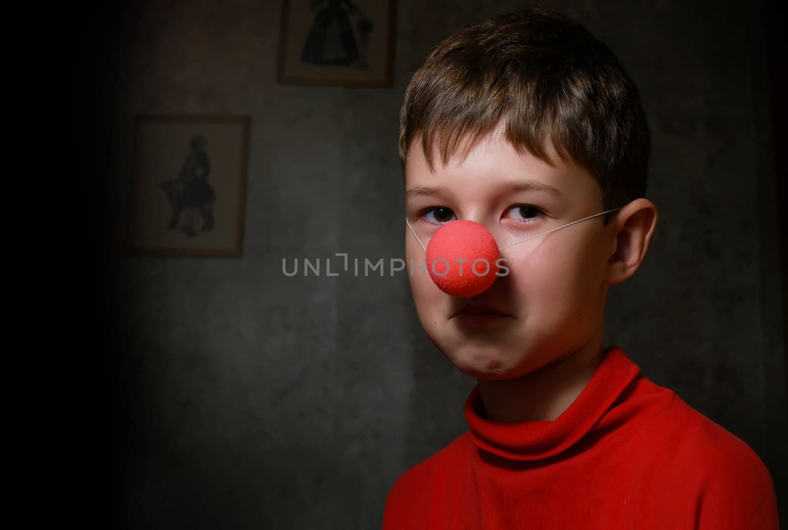 upset boy in dark room by K_Kot