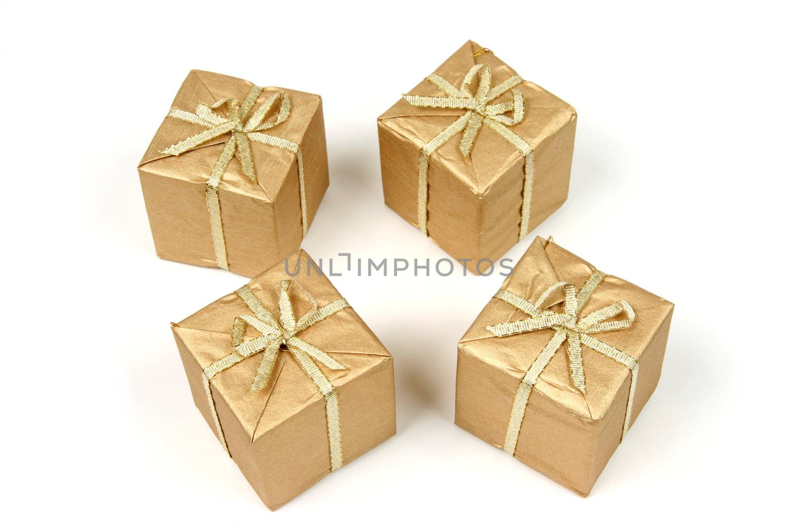 Colorful Christmas decoration. Seasonal concept. Set of wrapped gifts.