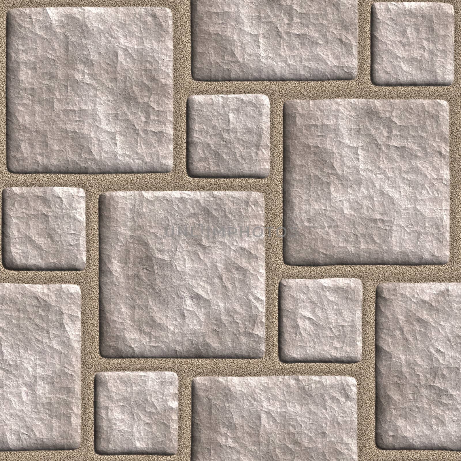 Seamless tileable stonewall background.