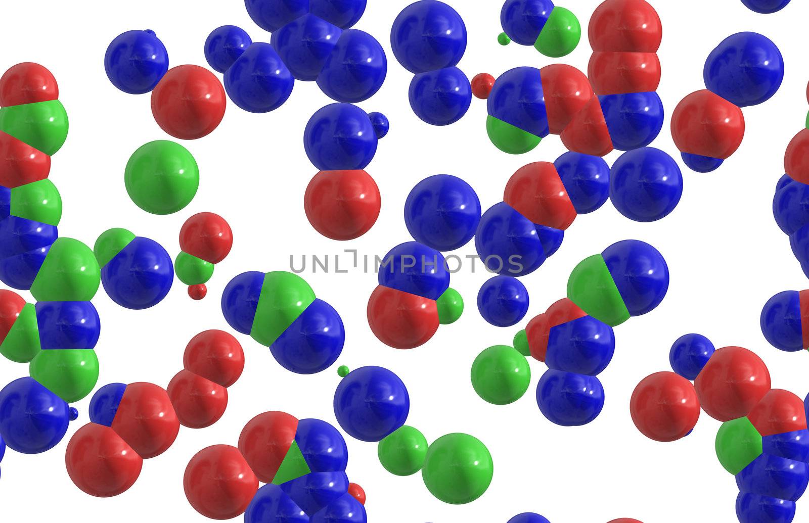 Atom Cell Molecule Abstract as a Background