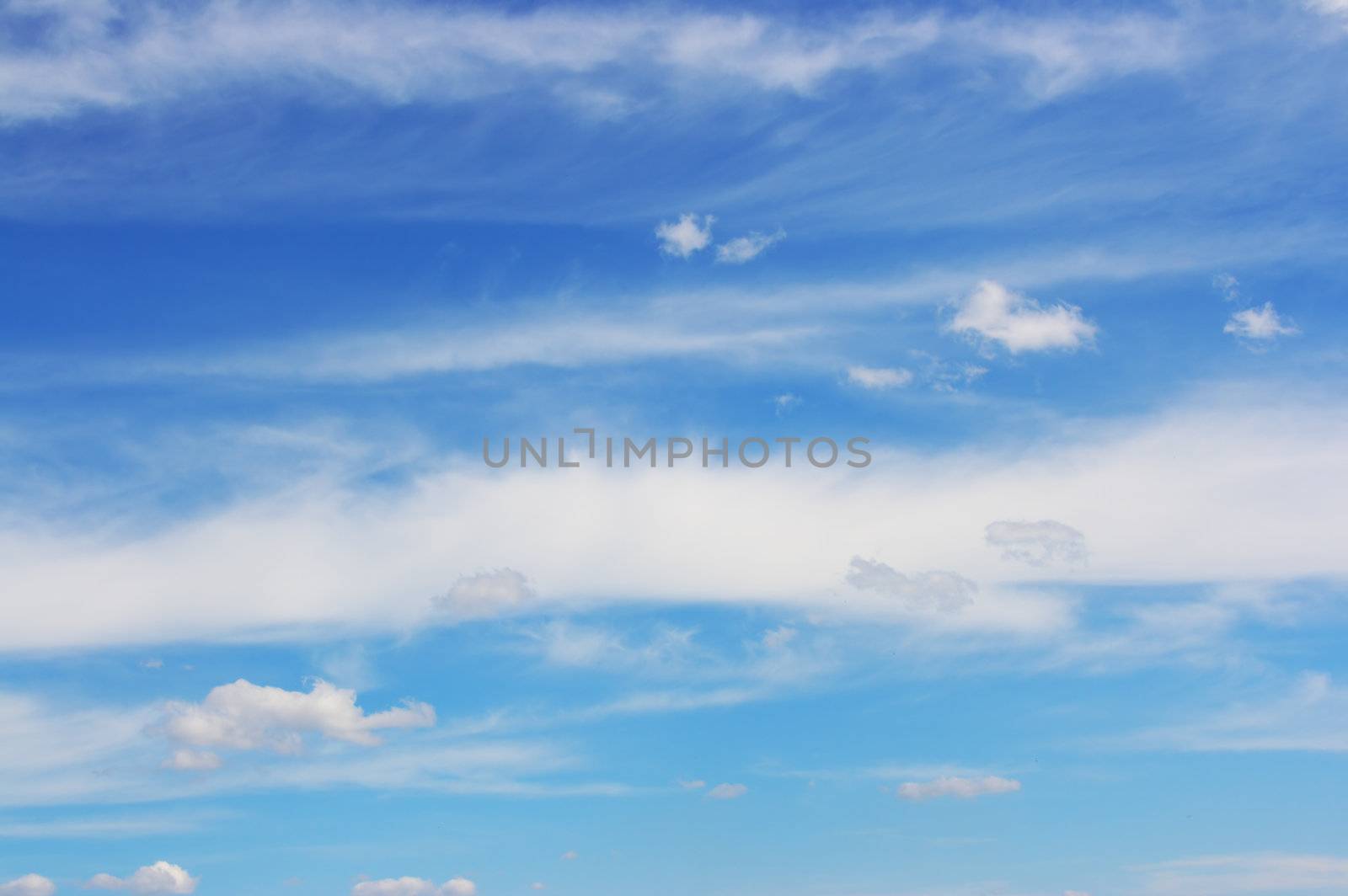 The sky with clouds on our city...