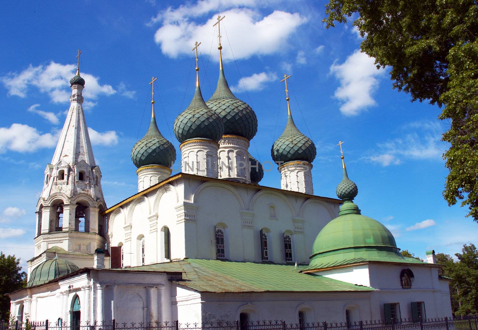The oldest church of the city of Yaroslavl.