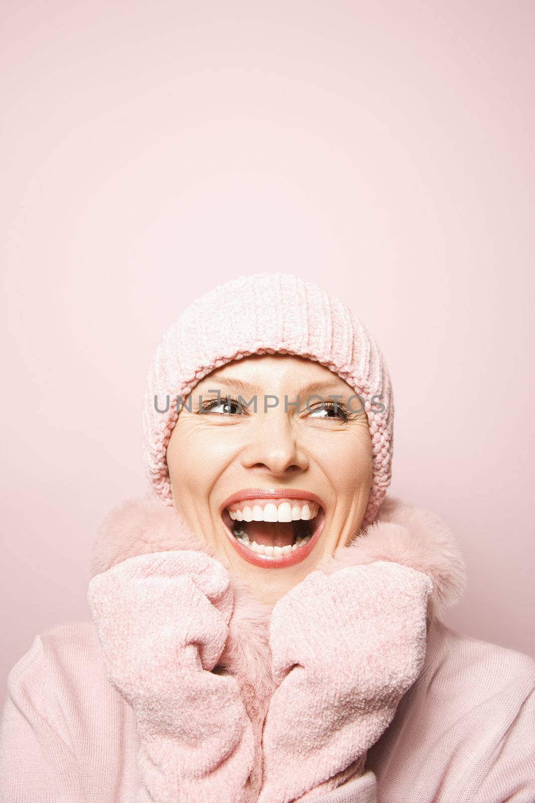 Laughing woman. by iofoto