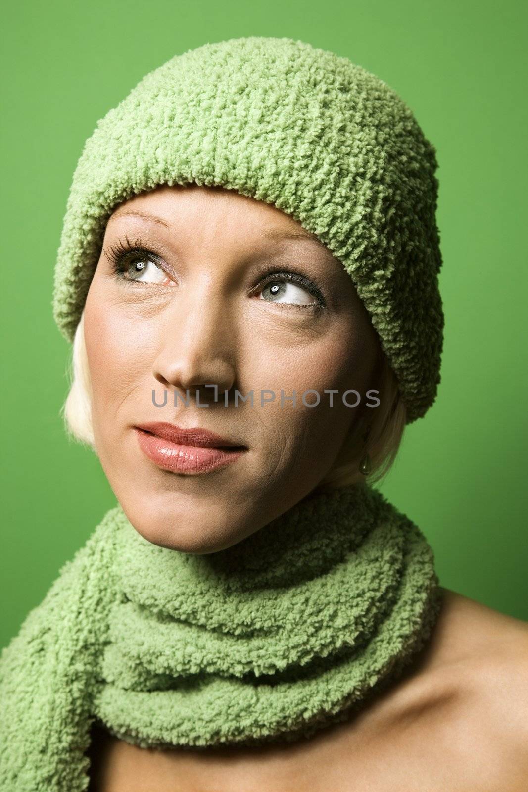 Woman in winter gear. by iofoto