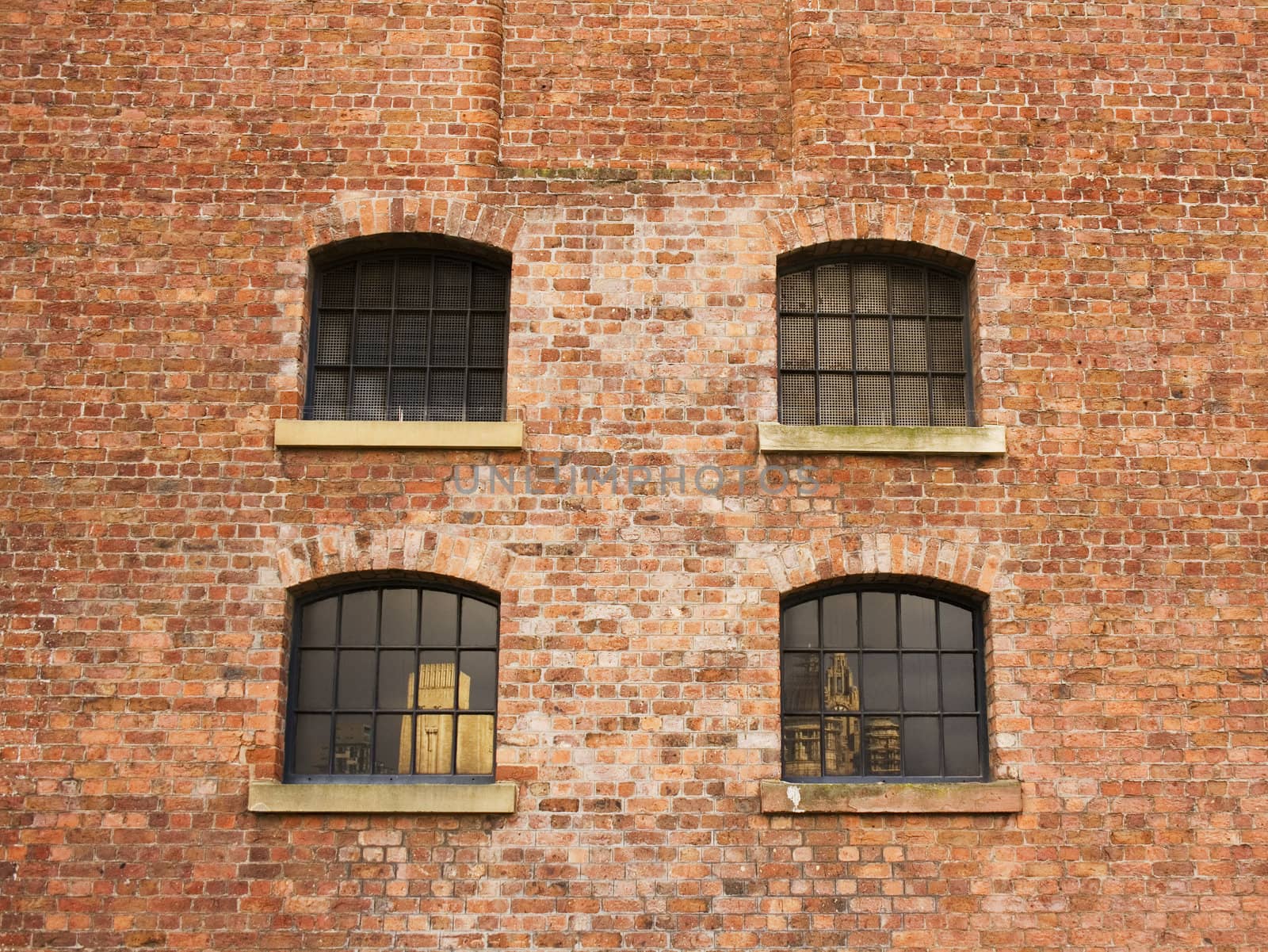 Group of 4  windows in building built in 1846
