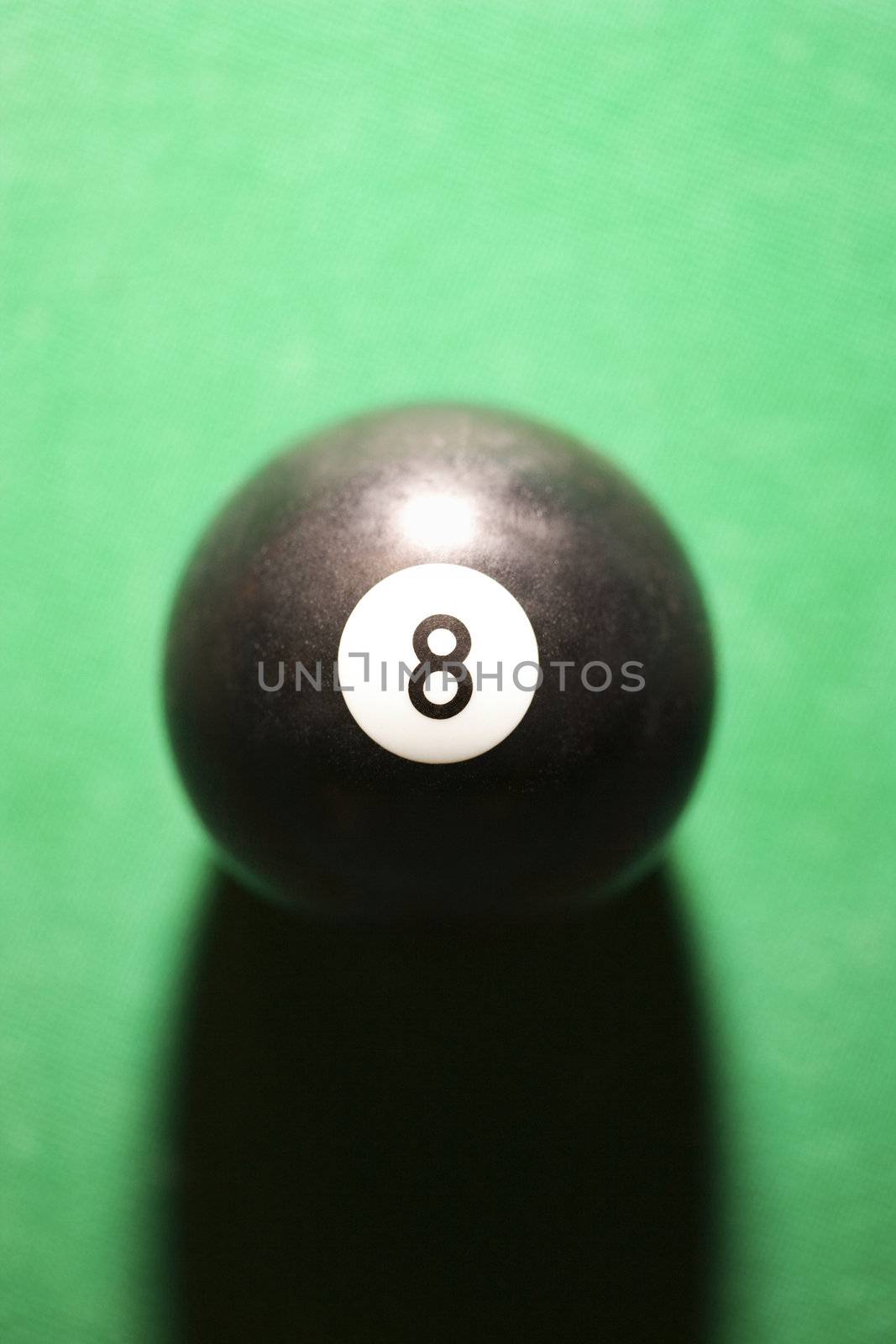 Billiards eight ball. by iofoto