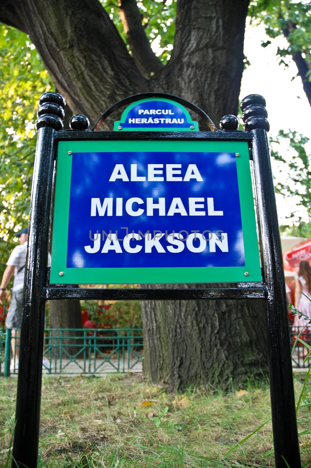 Michael Jackson Alley Inauguration and 51st Birthday Celebration at Michael Jackson Alley on August 29, 2009 in Bucharest, Romania.