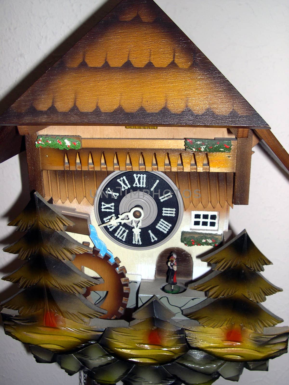 a vintage cuckoo clock from Germany