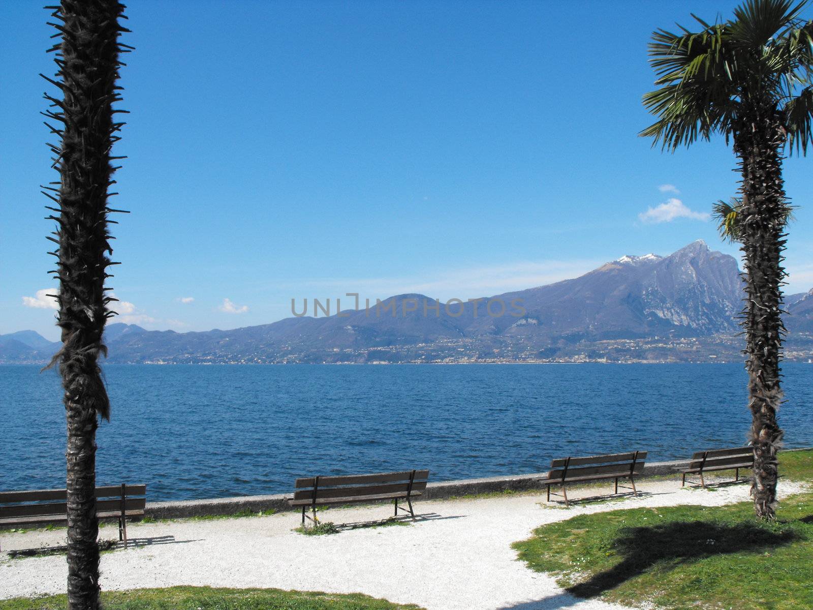 Landscape of Lake Garda 