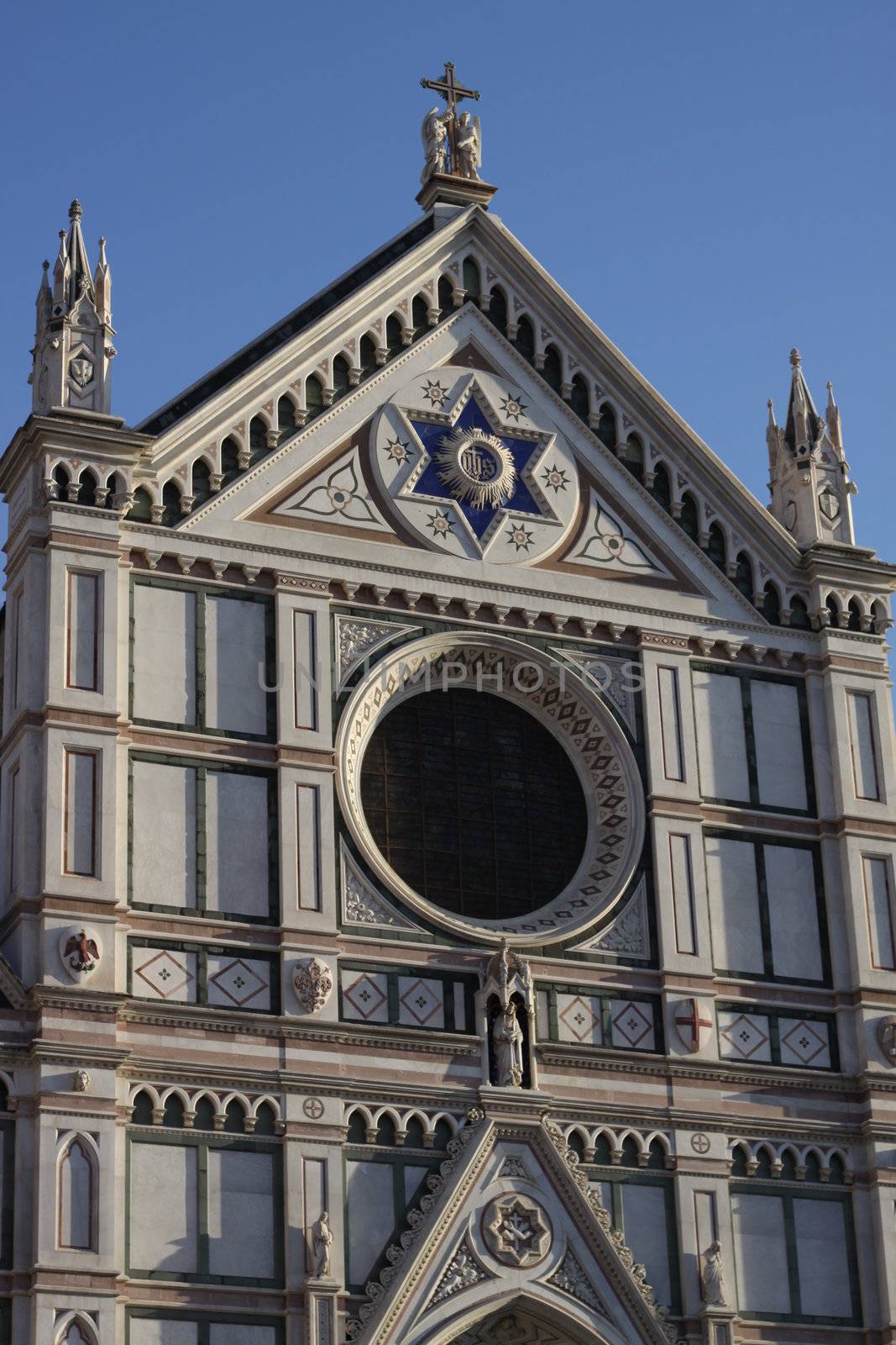 Basilic of Santa Croce. Cathedral in Florence. 