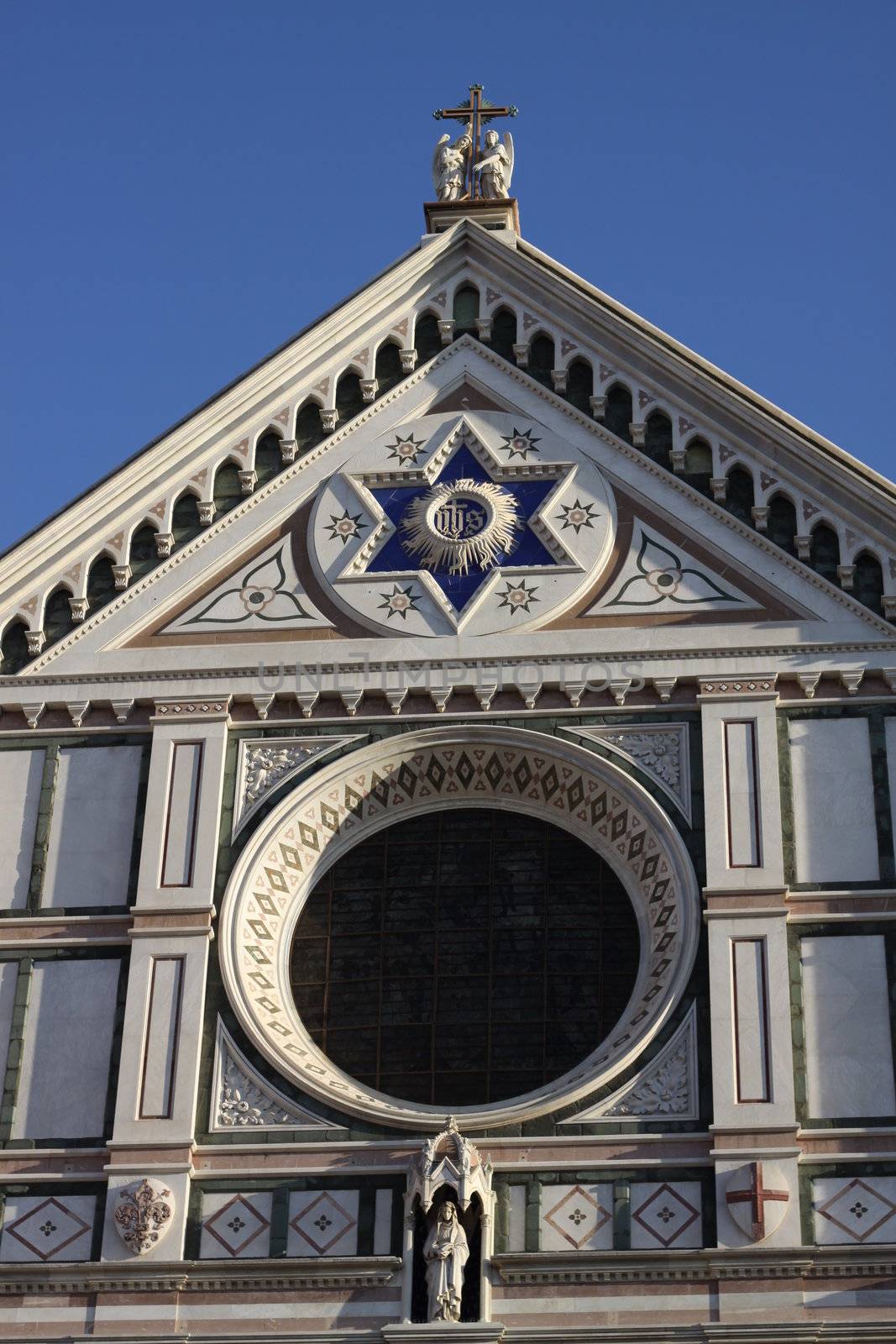 Basilic of Santa Croce. Cathedral in Florence. 