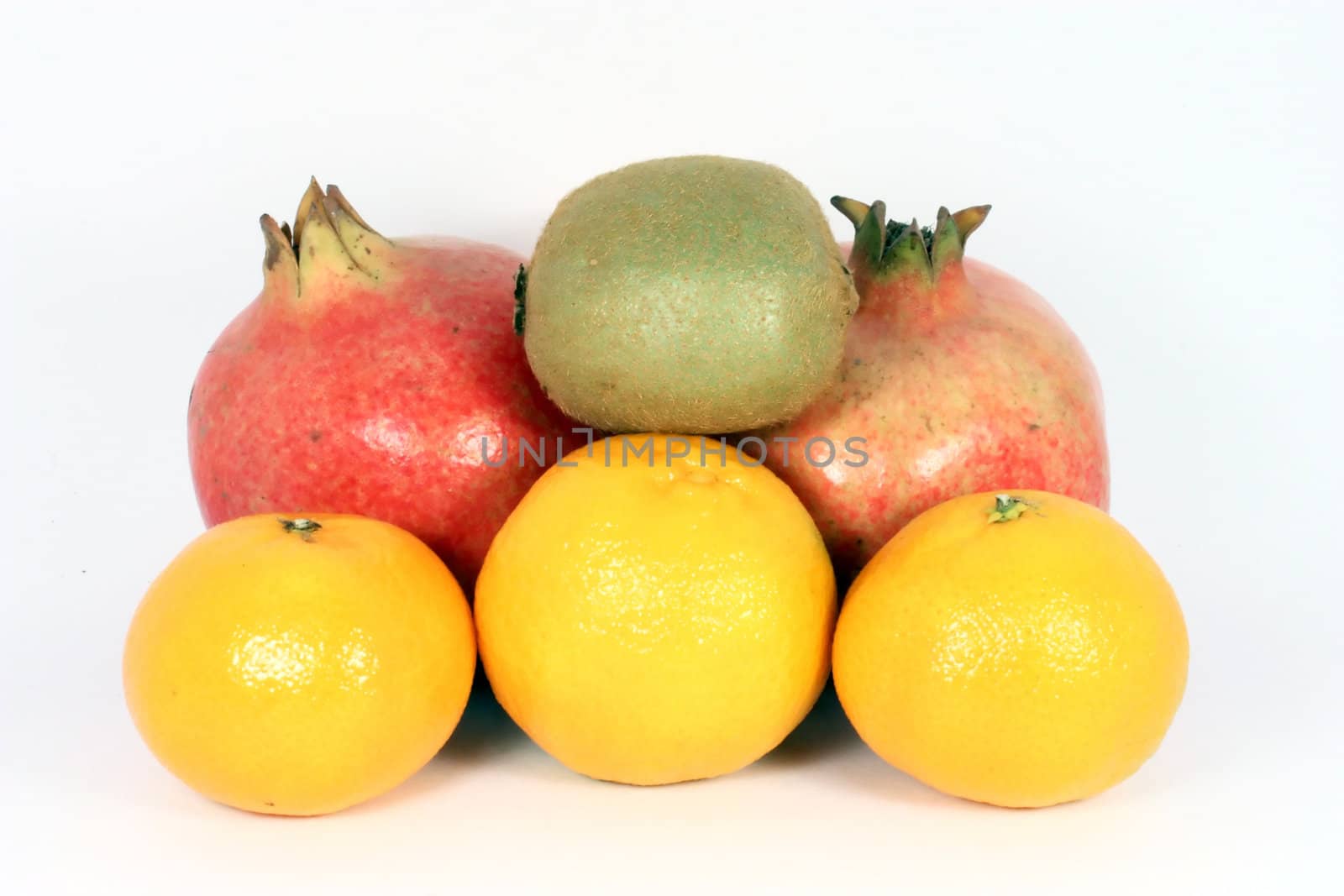 Fresh fruits full off vitamins, isolated