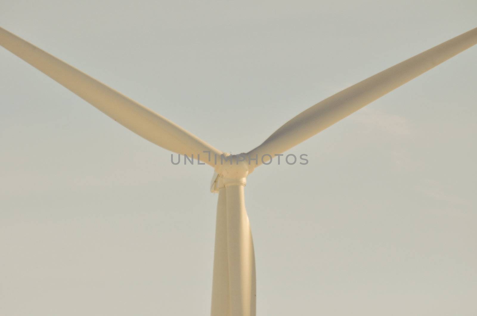 Close up of an Indiana Wind Turbine