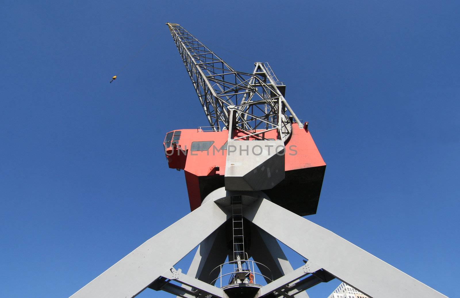 Harbour crane in Rotterdam, Holland