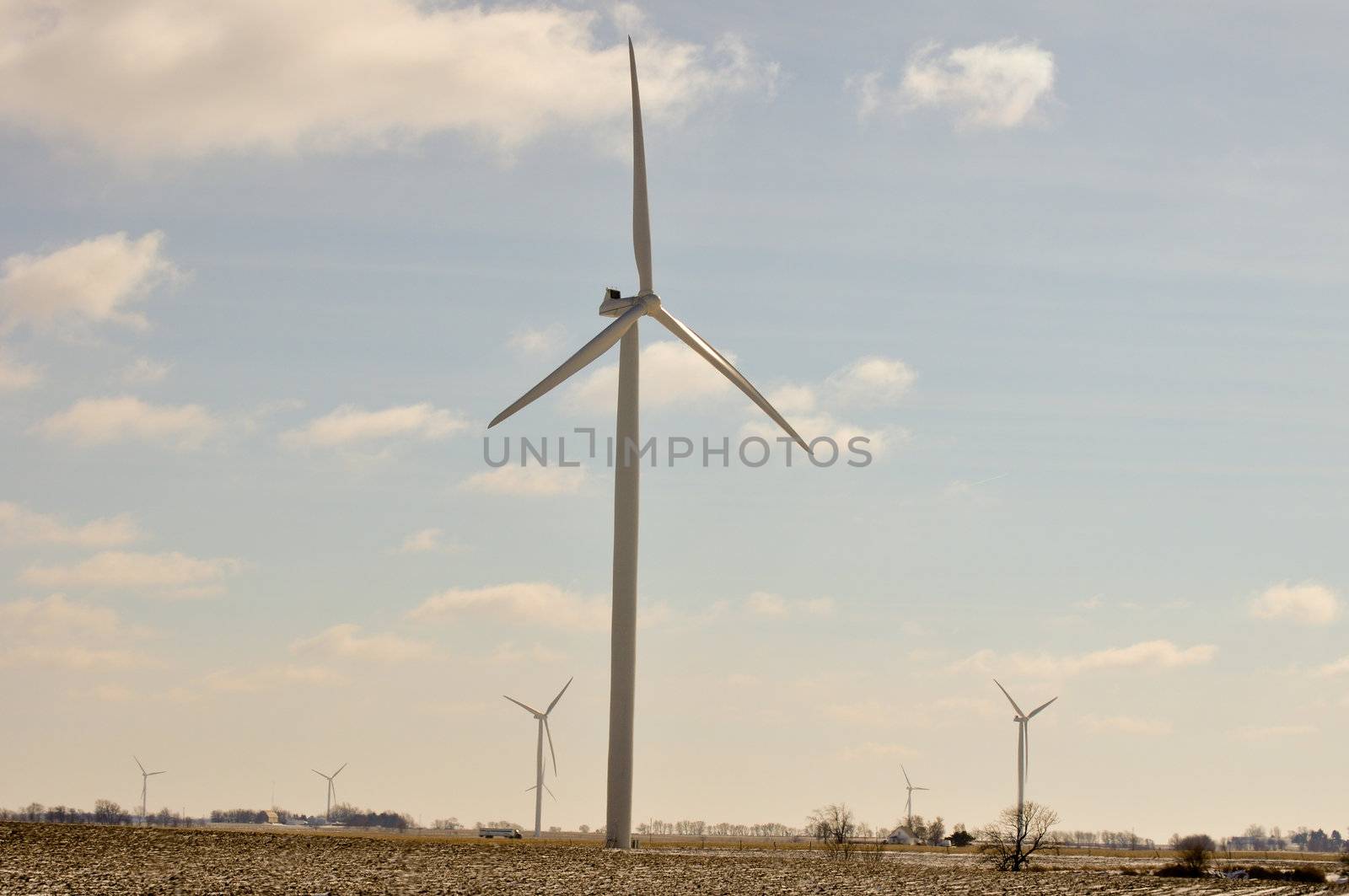 Indiana Wind Turbine Farm by RefocusPhoto