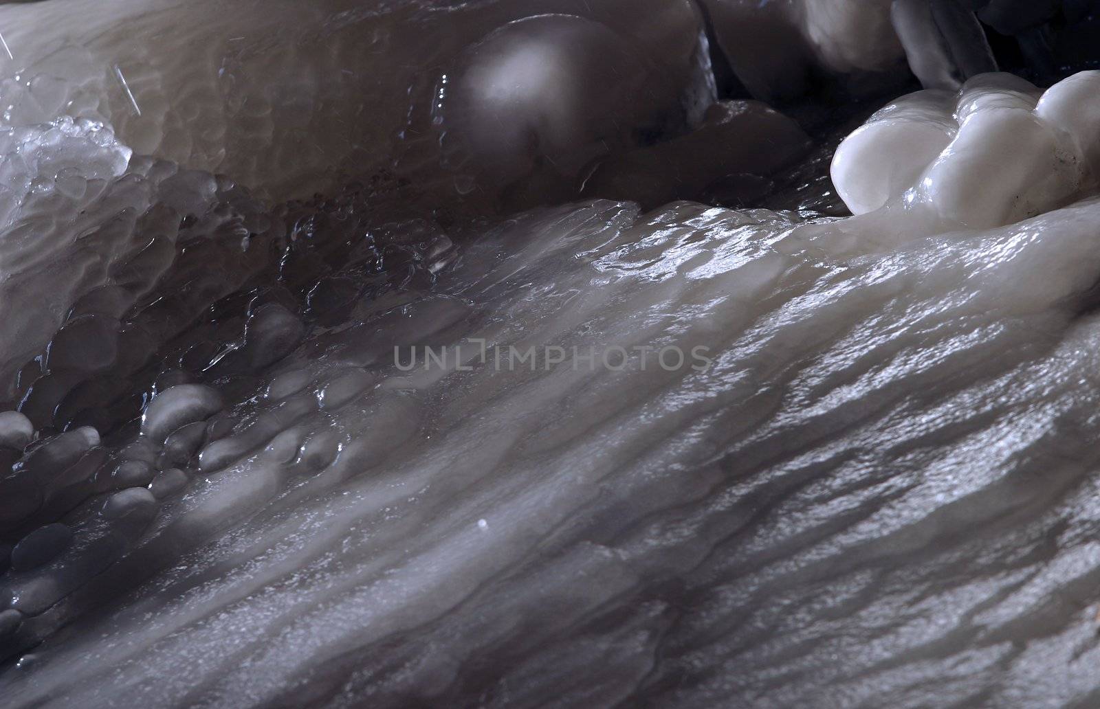 The full screen a high shot of the decision of ice. Good for structure or a background