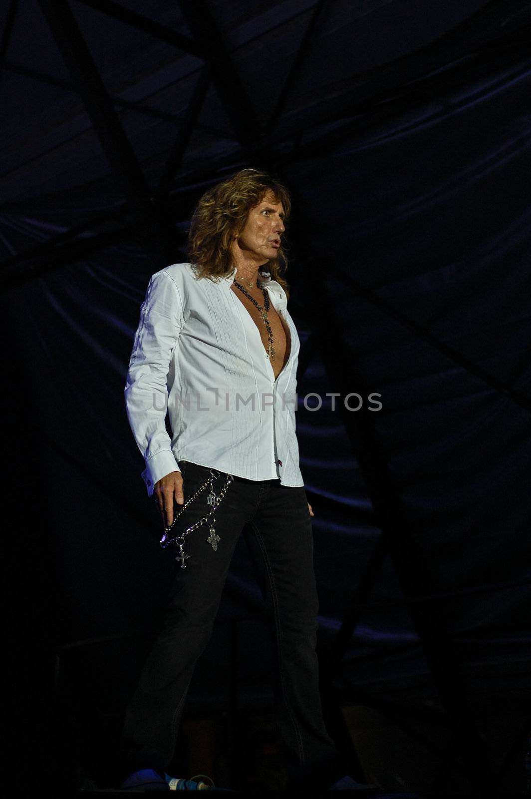 Whitesnake performs at Romexpo July 8, 2008 in Bucharest.