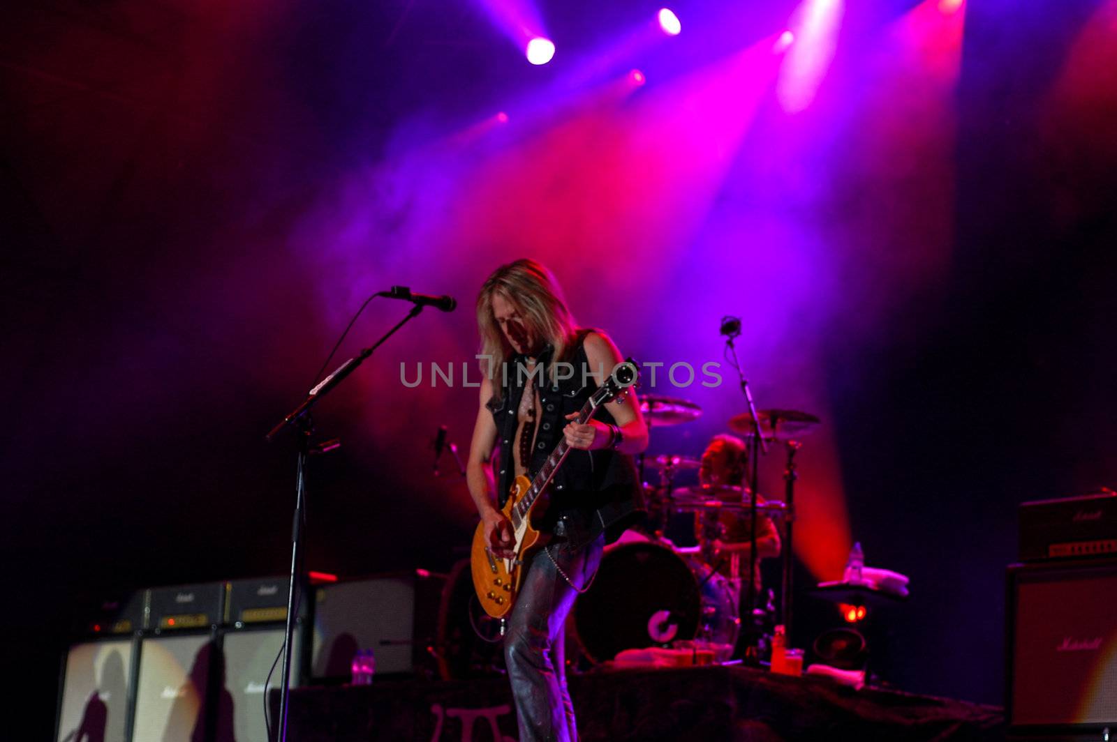 Whitesnake performs at Romexpo July 8, 2008 in Bucharest.