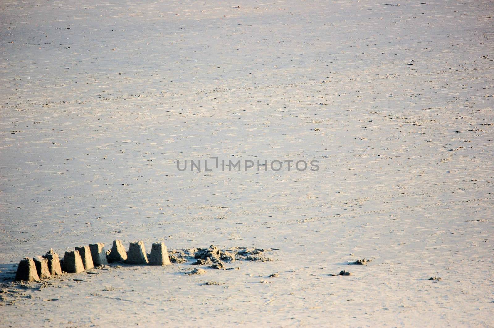 Sandcastle Background by RefocusPhoto