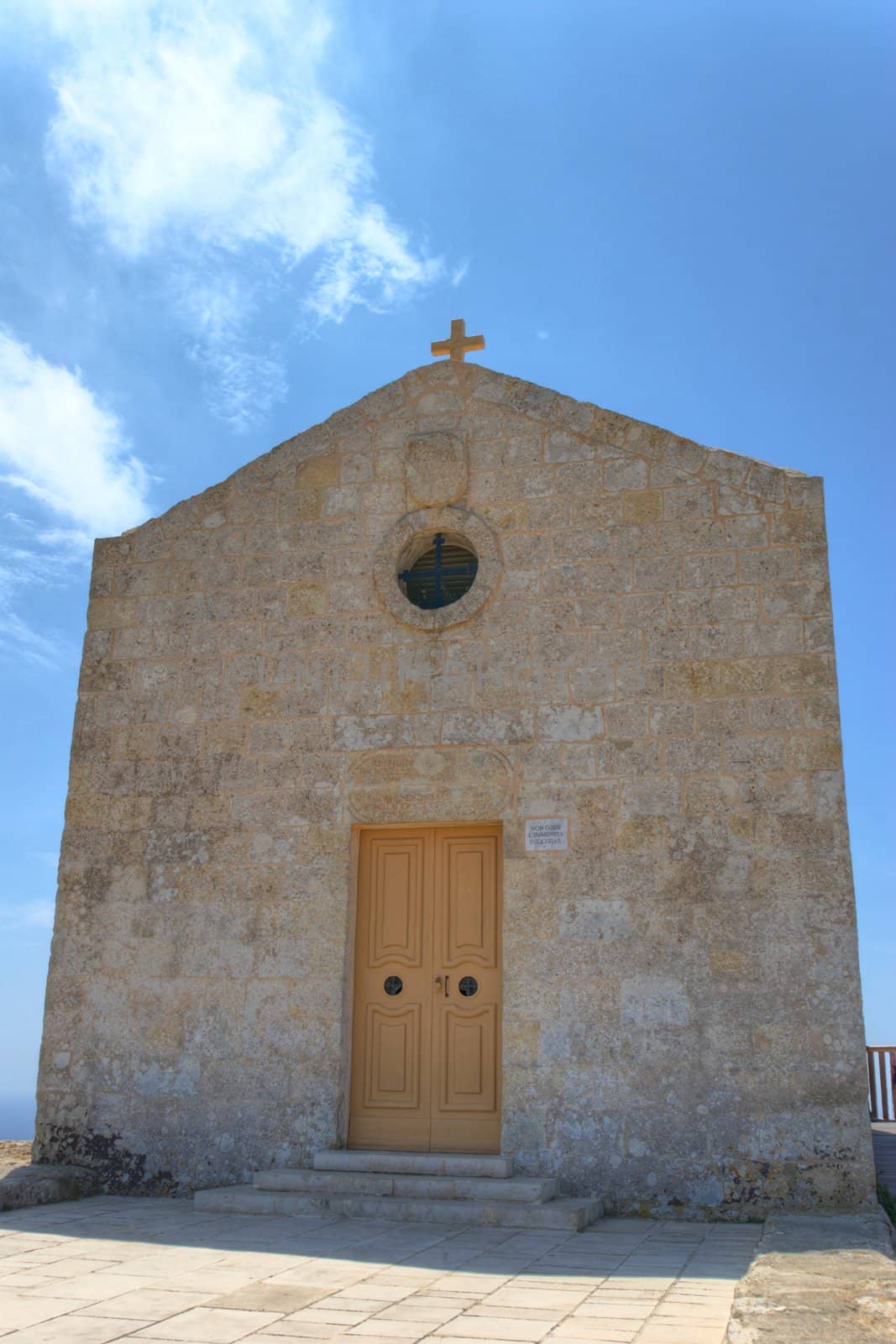 HDR tonemapped image of Madalena Chapel at Dingli Cliffs on Malta.
