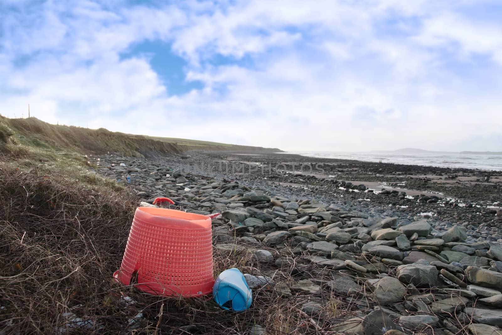 the waste that washes up or dumped on our coastline