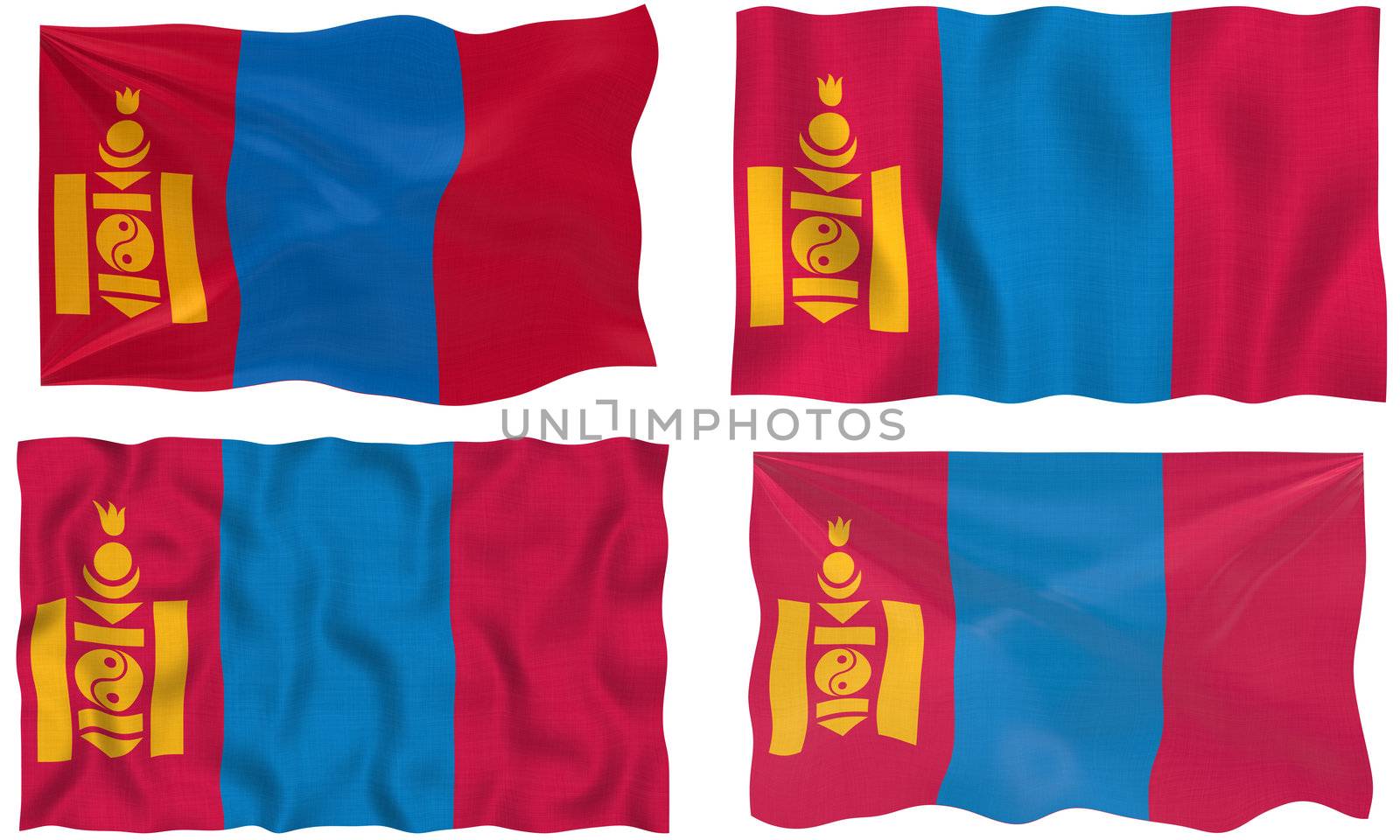 Great Image of the Flag of Mongolia