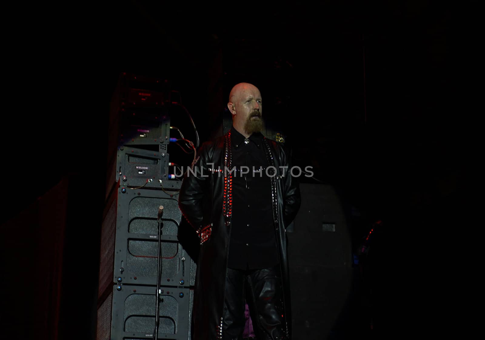  Judas Priest performs at B'ESTFEST Aftershock July 11, 2008 in Bucharest.