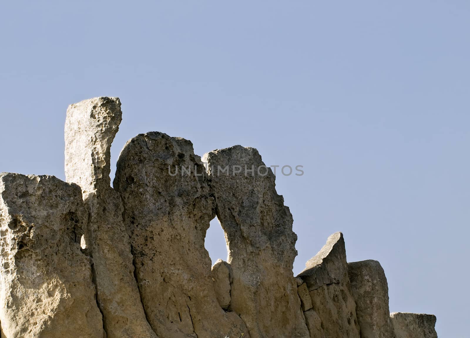 The oldest freestanding building in the world - Neolithic temples of Hagar Qim in Malta